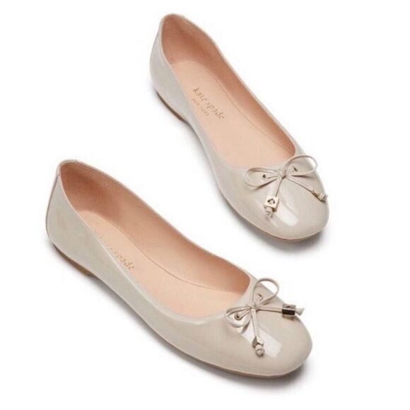 KATE SPADE Cambridge Patent Leather Ballet Flats Size 9.5B - Picture 1 of 7